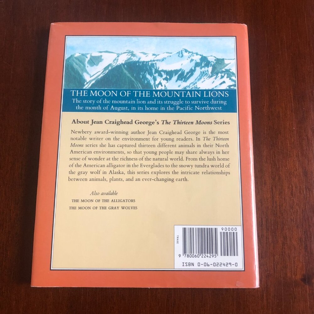 The Moon of The Mountain Lions - Jean Craighead George (Hardback) - Picture 2 of 2